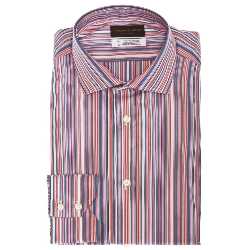 THOMAS DEAN BUTTON DOWN SHIRT SIZE MEDIUM